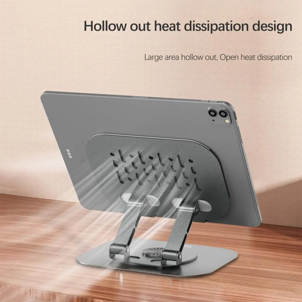 EARLDOM ET-EH334 Adjustable Desktop Tablet & Phone Stand Silver
