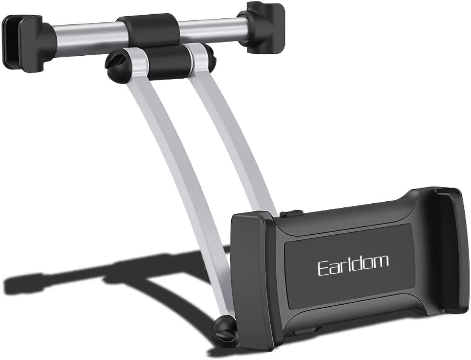 EARLDOM ET-EH97 Adjustable Car Headrest Phone Holder Black