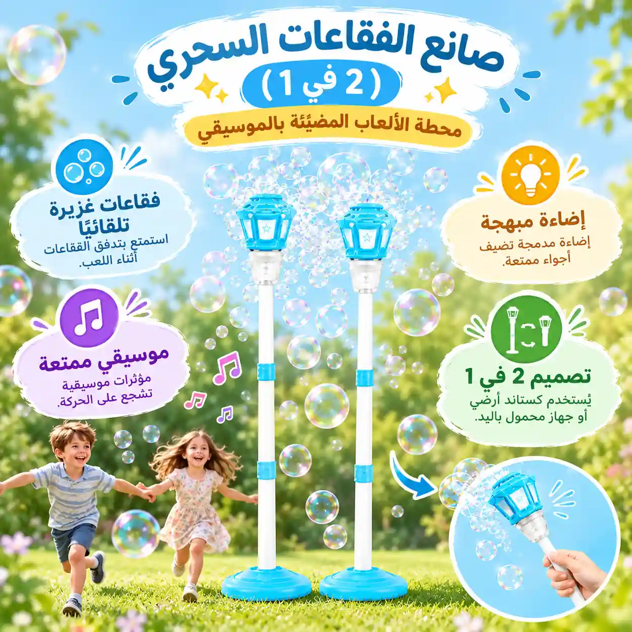 صانع الفقاعات السحري من قرب