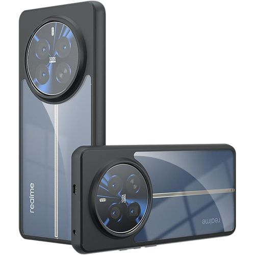 جراب Q-SERIES شفاف بإطار أسود للحماية والأناقة متوافق مع هواتف سامسونج - SAMSUNG 