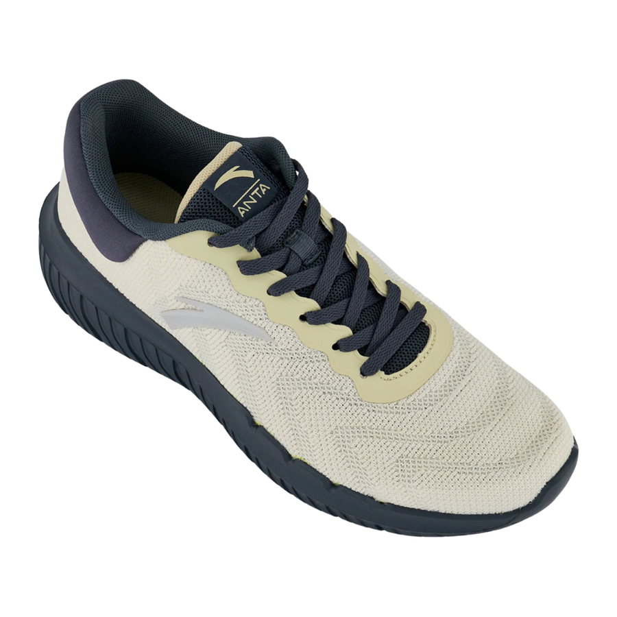 Anta, Men Lace Up Training Shoes, Beige