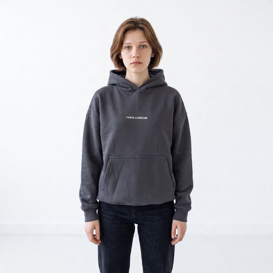 911 Oversized Printed Hoodie