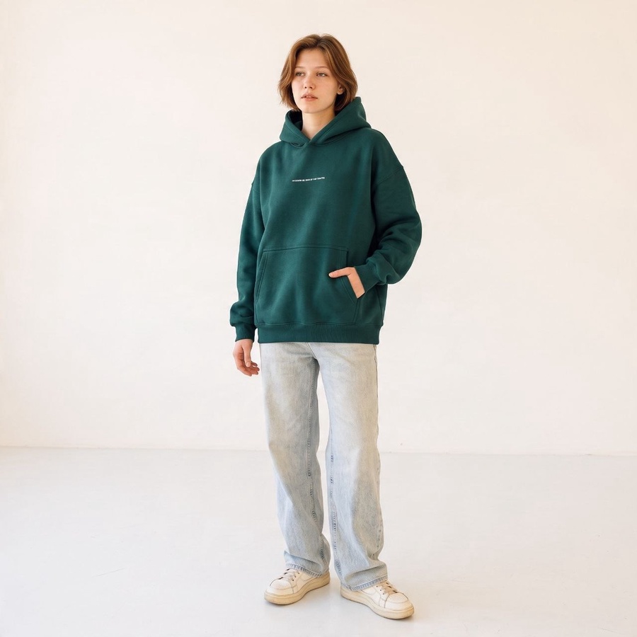 Oversized Printed Hoodie Lufy
