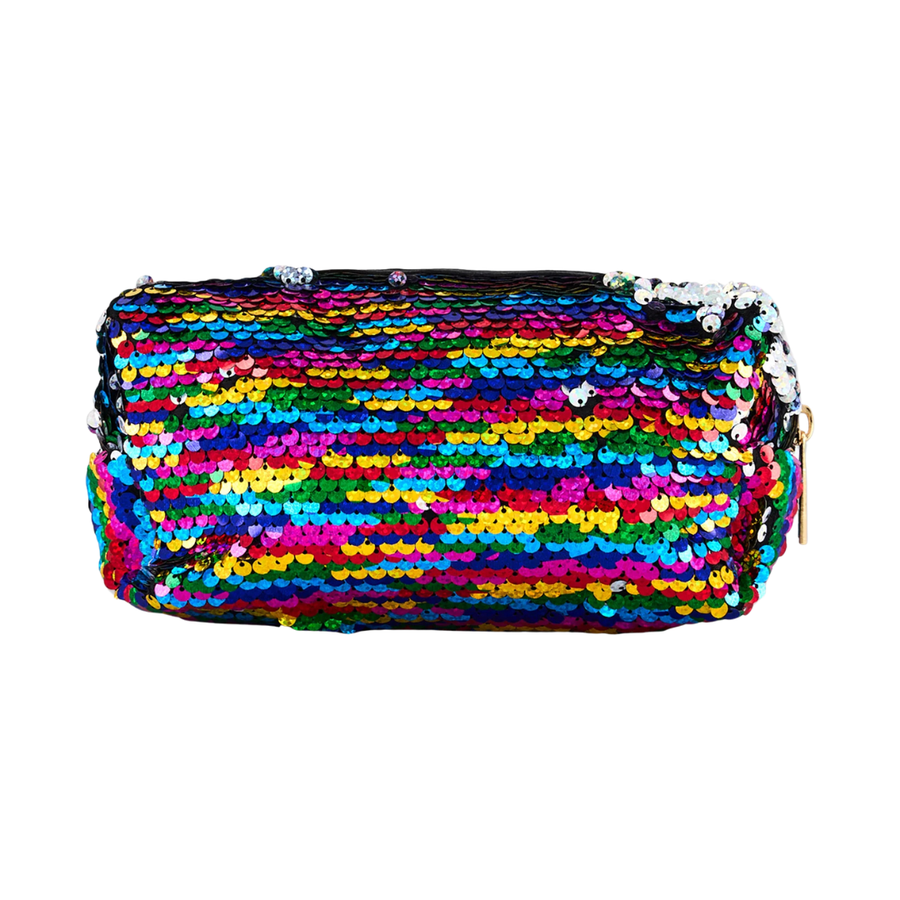 Meifli, Women Sequin Make Up Pouch, Multicolor