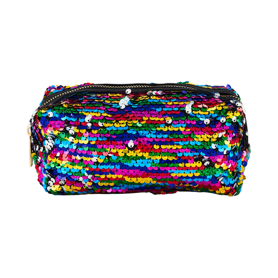 Meifli, Women Sequin Make Up Pouch, Multicolor
