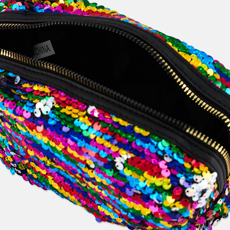 Meifli, Women Sequin Make Up Pouch, Multicolor