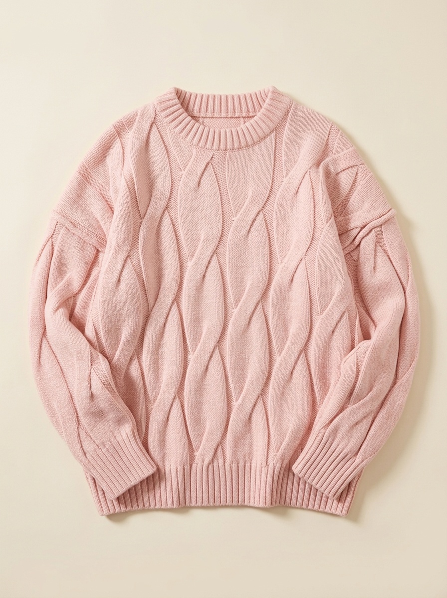 Ripple, Sculpted Cable Knit Sweater