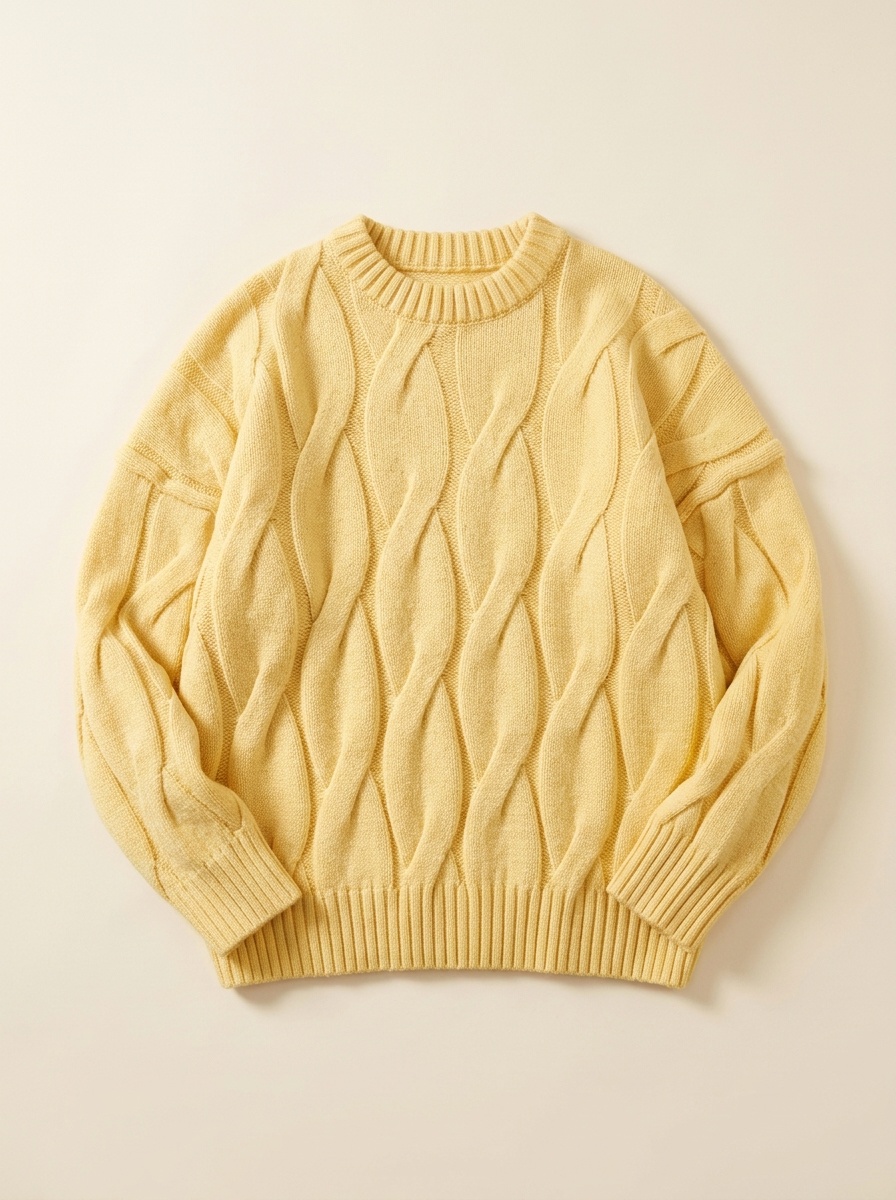 Ripple, Sculpted Cable Knit Sweater