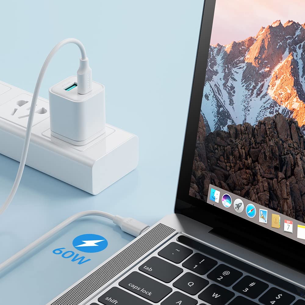    جوي رووم فاست تشارجر داتا كابل  (تايب سي تو تايب سي )( 60 وات)( 1متر ) joyroom Fast Charging Data Cable (Type-C TO Type-C)( 60W) ( 1M )  S-A9