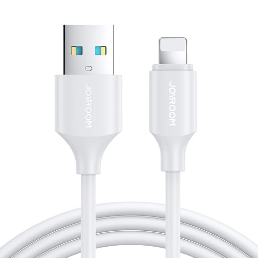    جوي رووم فاست تشارجر داتا كابل  (يو إس بي - إيه - تو - لايتينج  )( 3أمبير )( 1متر ) joyroom Fast Charging Data Cable (USB-A TO LIGHTNING)( 3A) ( 1M )  S-A9