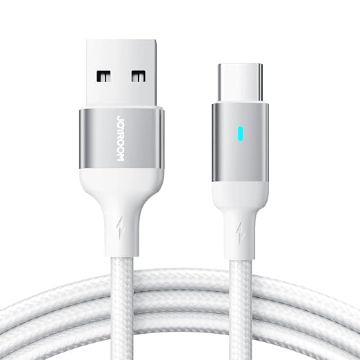 جوي رووم فاست تشارجر داتا كابل (يو إس بي -إيه -تو- لايتينج) (3 أمبير) (1.2 متر) joyroom Fast Charging Data Cable (USB-A TO Lightning) (3A) (1.2M) S-A10 