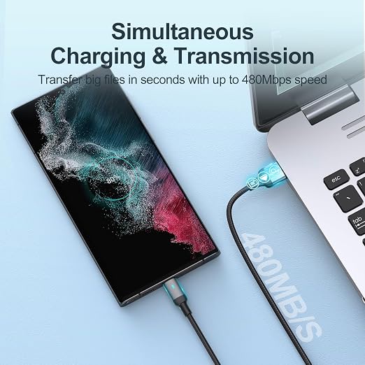 جوي رووم فاست تشارجر داتا كابل (يو إس بي -إيه -تو- لايتينج) (3 أمبير) (1.2 متر) joyroom Fast Charging Data Cable (USB-A TO Lightning) (3A) (1.2M) S-A10 