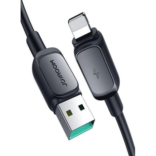 جوي رووم فاست تشارجر داتا كابل (يو إس بي -إيه -تو- لايتينج) (3 أمبير) (1.2 متر) joyroom Fast Charging Data Cable (USB-A TO Lightning) (3A) (1.2M) S-A14 