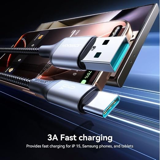    جوي رووم فاست تشارجر داتا كابل  (تايب سي - تو - لايتينج  )( 30 وات)( 2متر ) joyroom Fast Charging Data Cable (Type-C TO LIGHTNING)( 30W) ( 2M )  S-A28