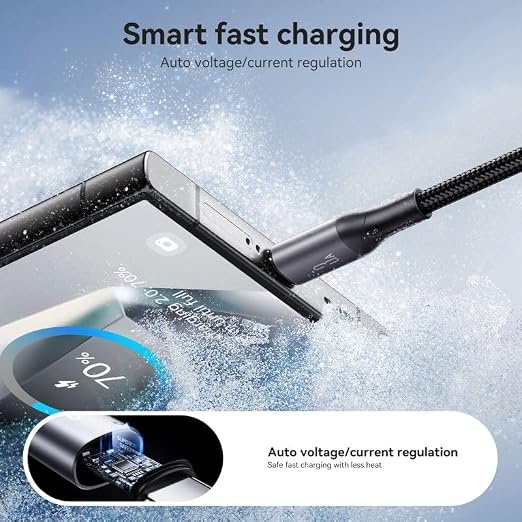    جوي رووم فاست تشارجر داتا كابل  (تايب سي - تو - لايتينج  )( 30 وات)( 2متر ) joyroom Fast Charging Data Cable (Type-C TO LIGHTNING)( 30W) ( 2M )  S-A28