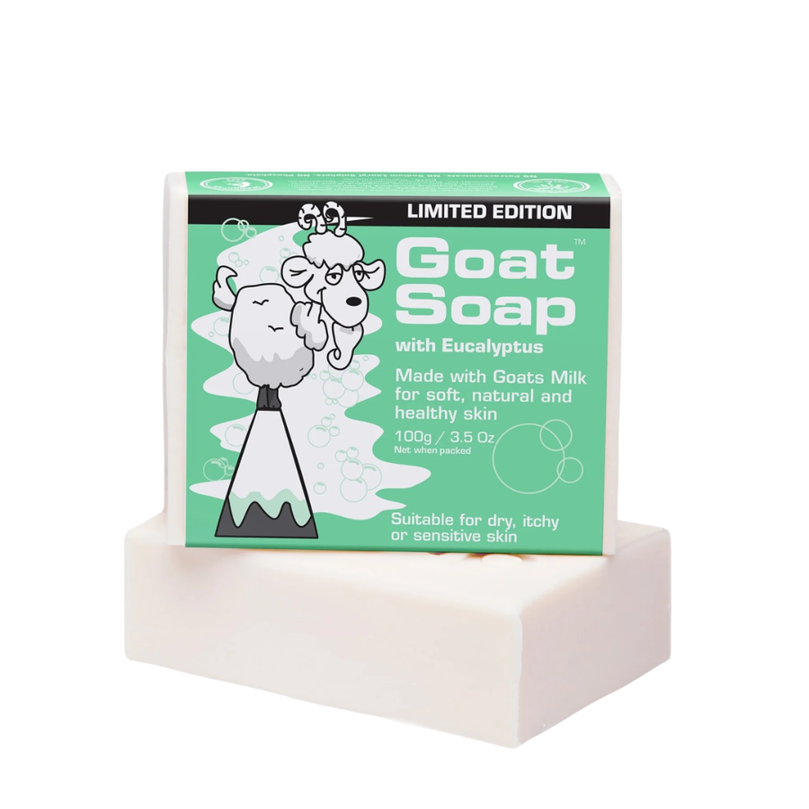 Goat Soap with Eucalyptus, 100 g, Australian Goat Milk Moisturizing Soap