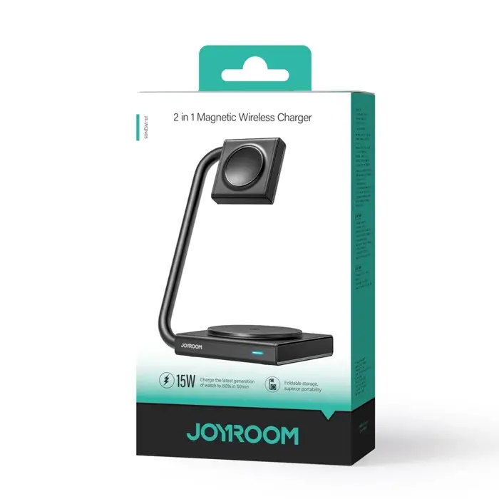 شاحن لاسلكي مغناطيسي جوي روم 15 وات- JOYROOM MAGNETIC WIRELESS CHARGER JR-WQN05 15W
