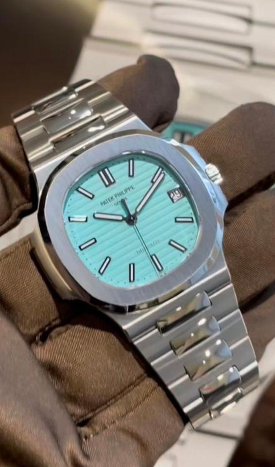 SC Patek Philippe Nautilus 40 Tiffany Blue Dial Stainless Steel Bracelet