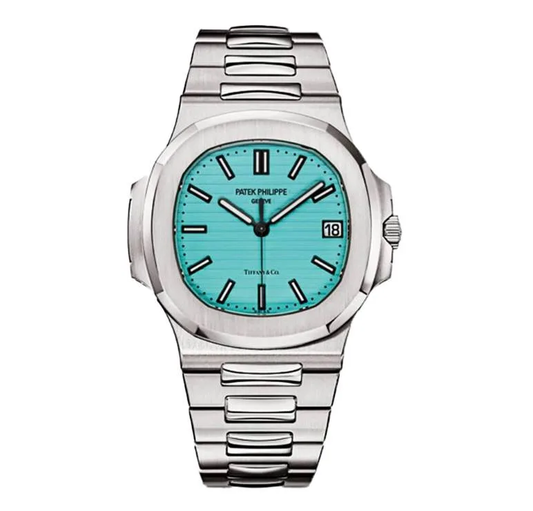SC Patek Philippe Nautilus 40 Tiffany Blue Dial Stainless Steel Bracelet