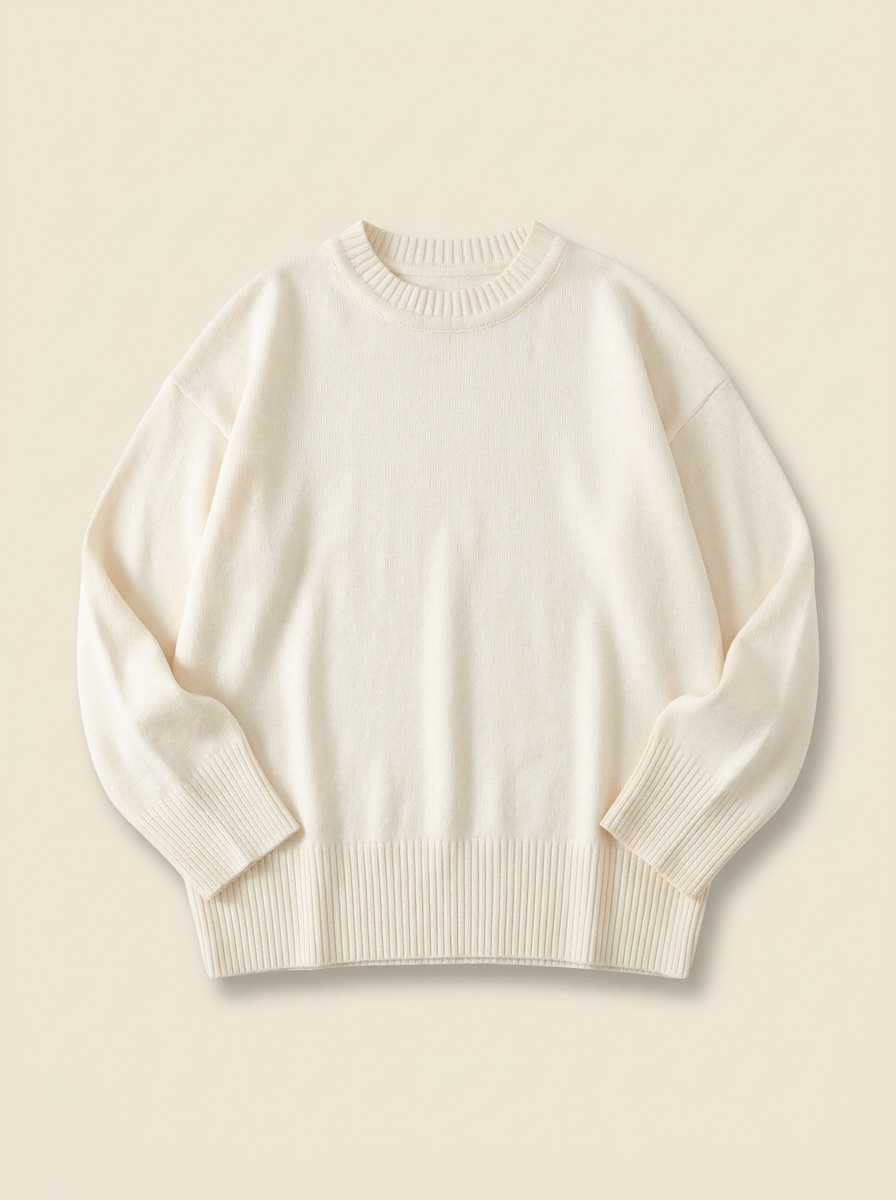 Default, Crew Neck Knit Sweater
