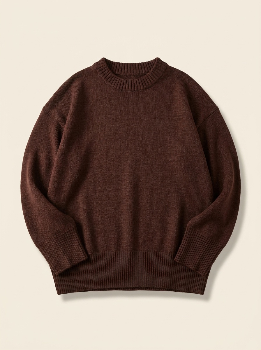 Default, Crew Neck Knit Sweater