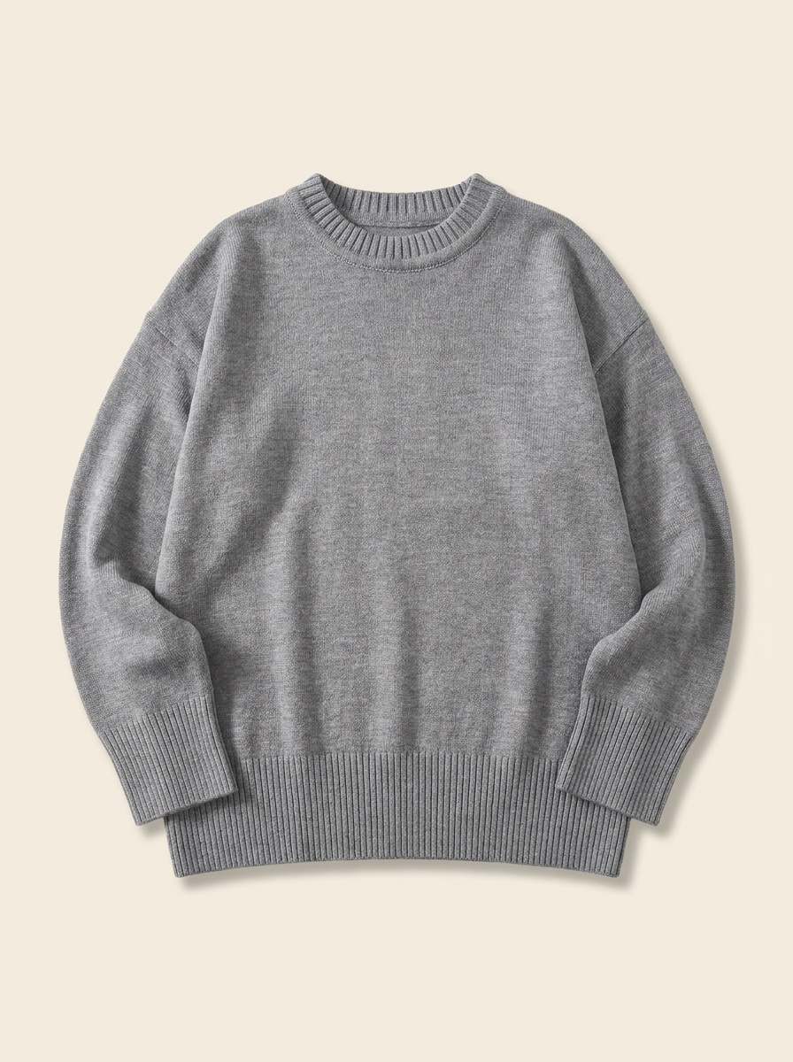 Default, Crew Neck Knit Sweater