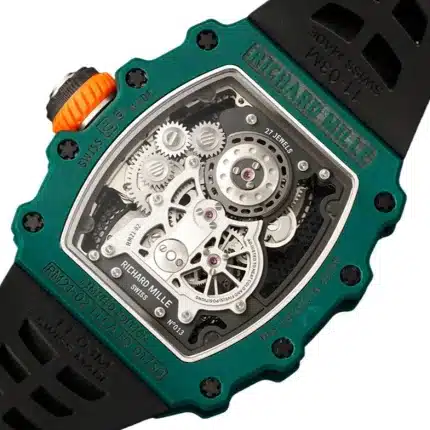 Richard Mille Tourbillon Aerodyne On Black Rubber