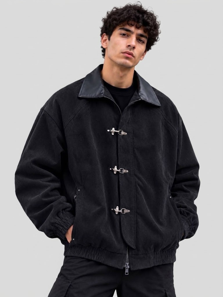Corduroy Jacket | جاكت قطيفة مضلع