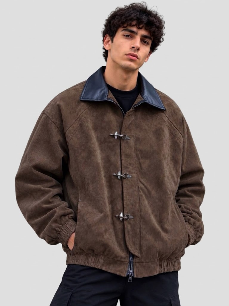 Corduroy Jacket | جاكت قطيفة مضلع