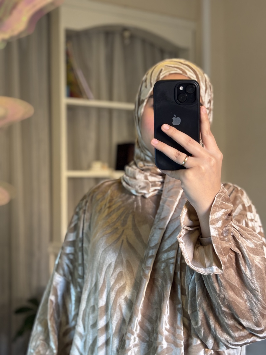 اسدال قطيفه لون بيج فاتح