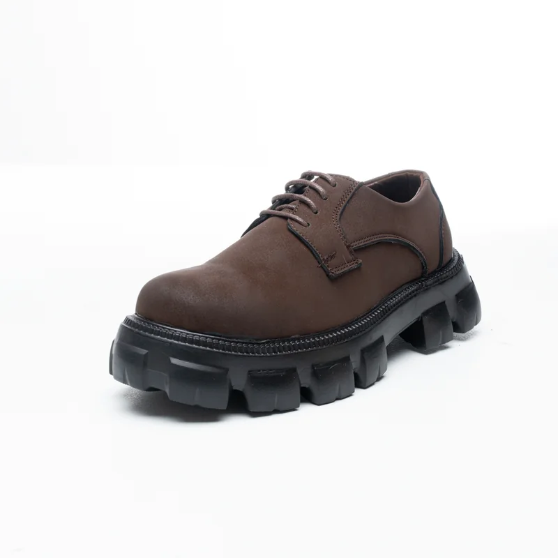 حذاء جلد رجالي Chunky Sole