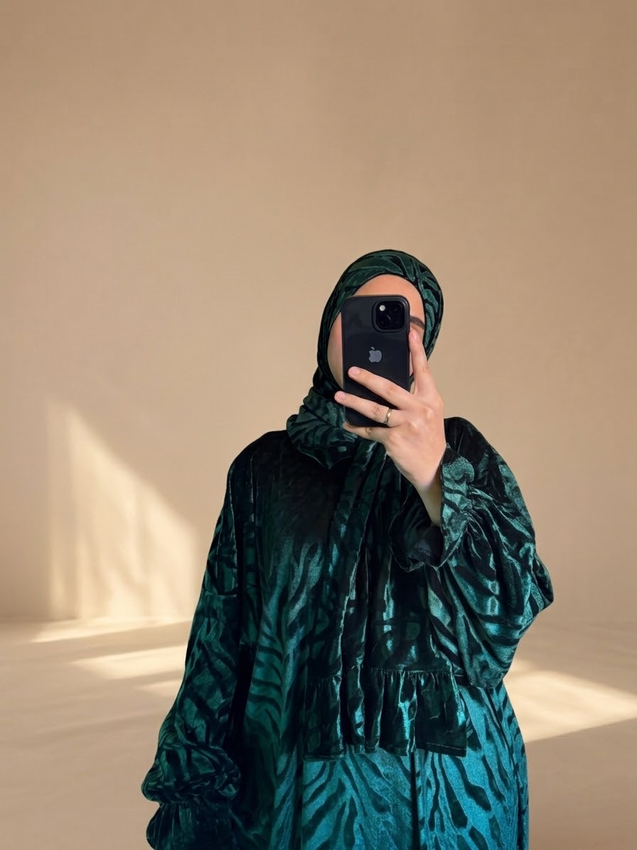 اسدال قطيفه لون زيتي
