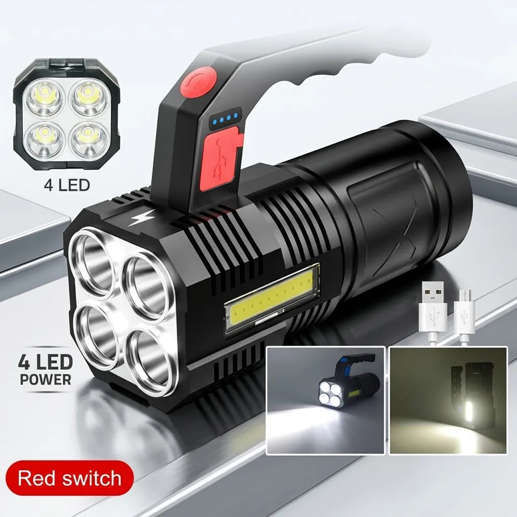 كشاف LED متعدد الاستخدامات قابل للشحن USB – Multi Function Lamp