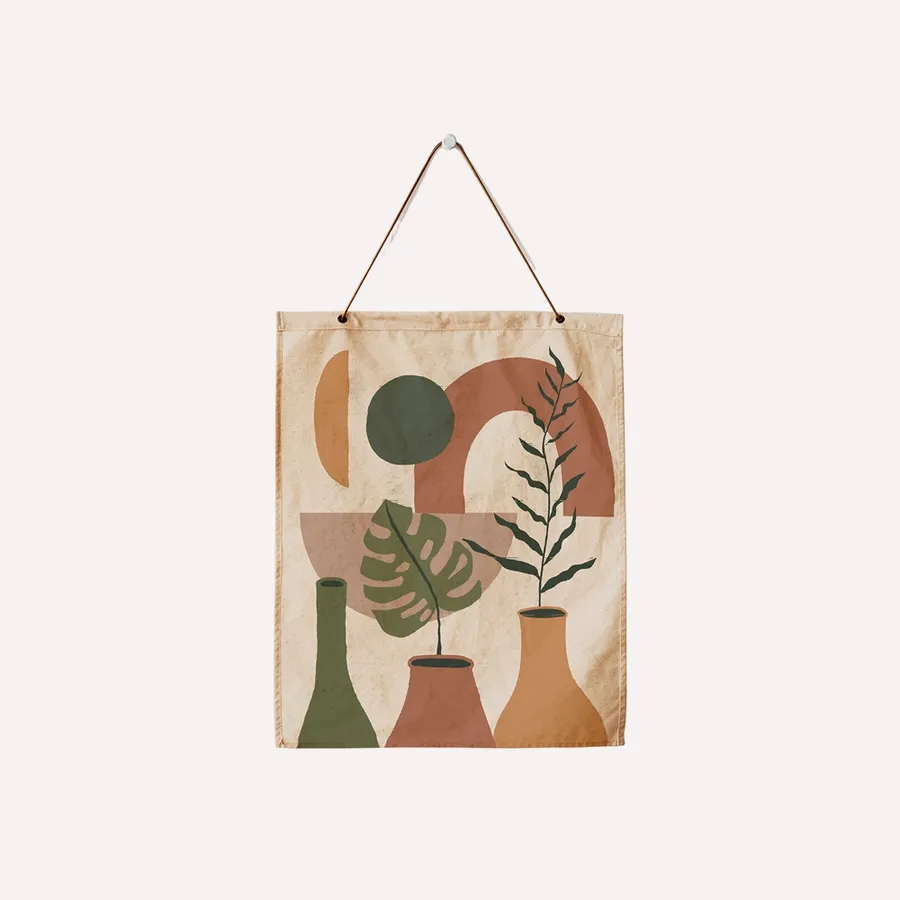 Botanical Vase Wall Hanging