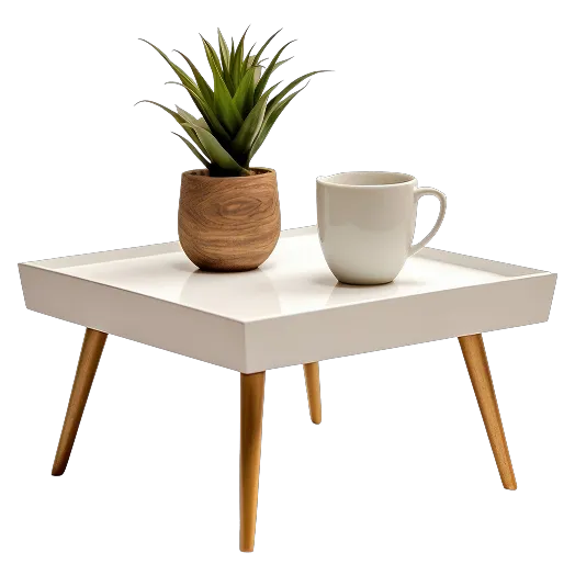 Wooden coffee table