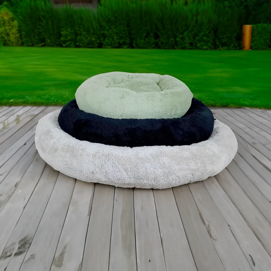 Donut Dog Cat Calming Bed fur