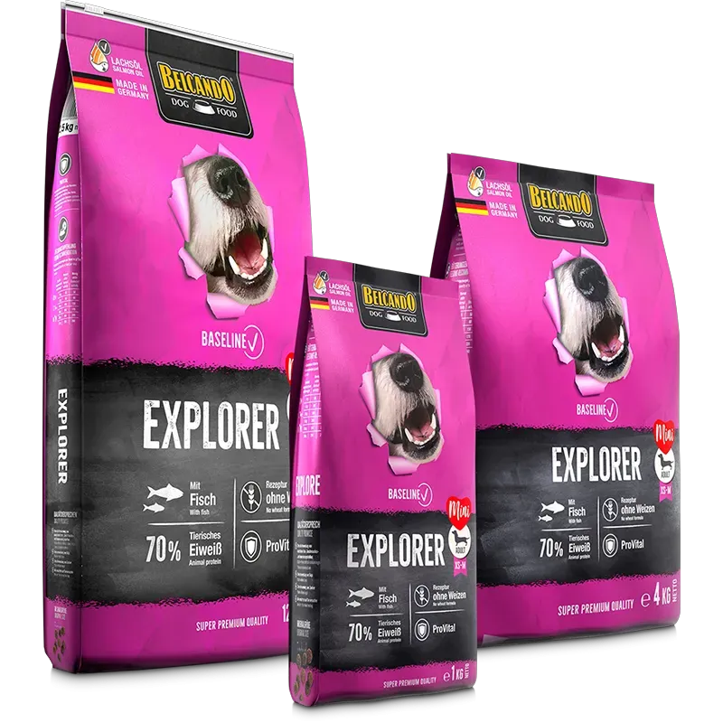 Belcando Baseline Explorer Dog Dry Food 1kg - 4kg - 12.5kg