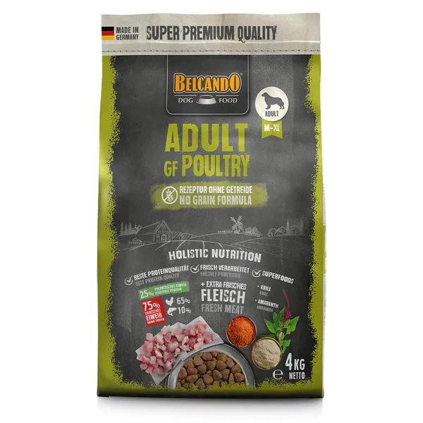 Belcando Dog Dry Food Adult Salmon/Poultry/Fish/Beef 4kg/12.5Kg
