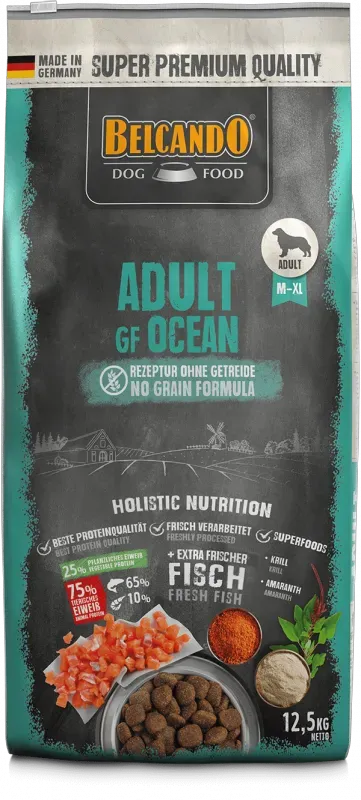 Belcando Dog Dry Food Adult Salmon/Poultry/Fish/Beef 4kg/12.5Kg