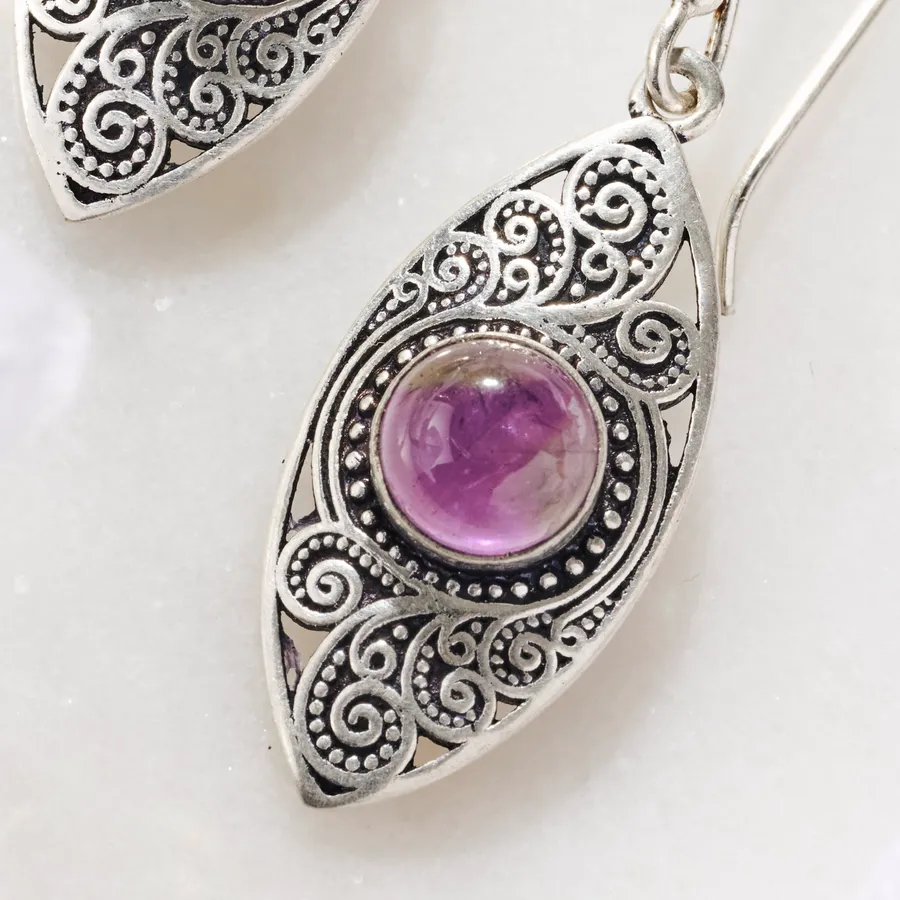 Saroop Amethyst Earrings