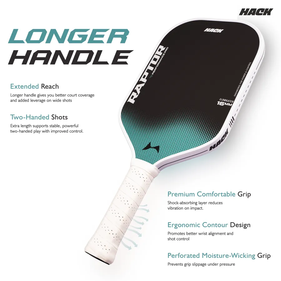 Hack Athletics Raptor Pro Carbon Pickleball Paddle