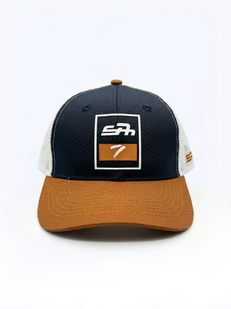 beige trucker cap