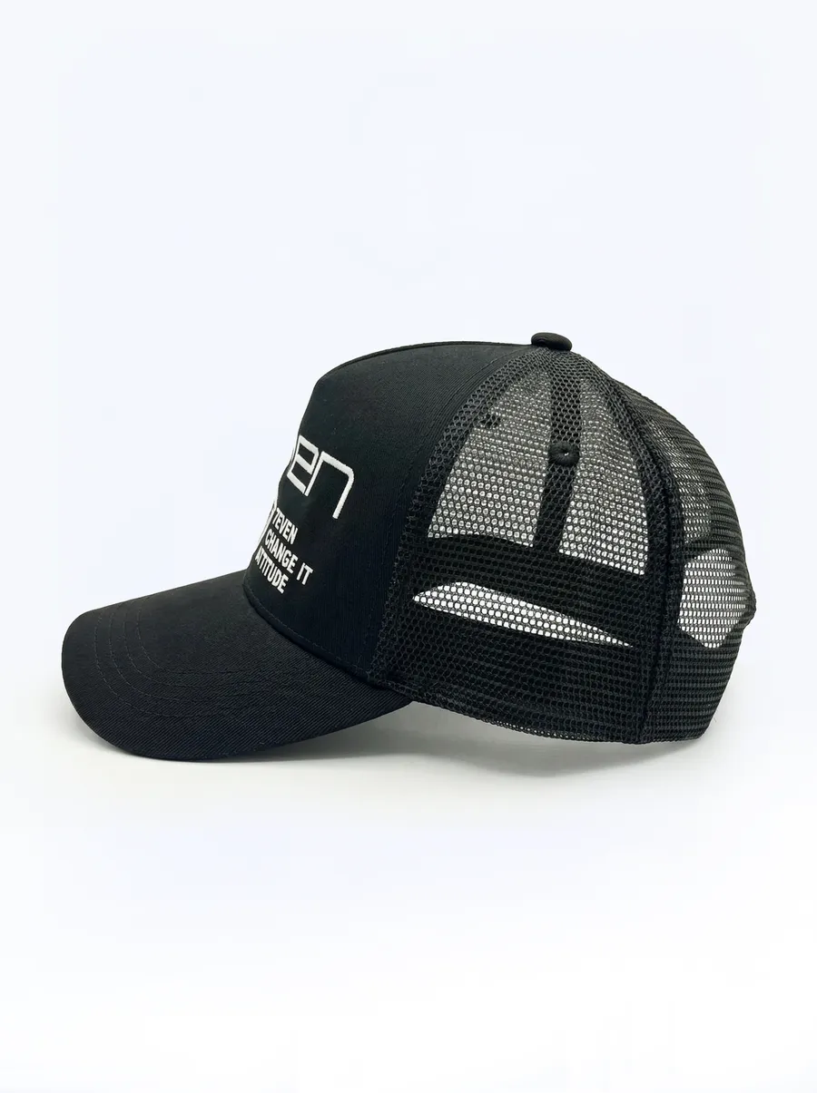 embroidered TRUCKER cap