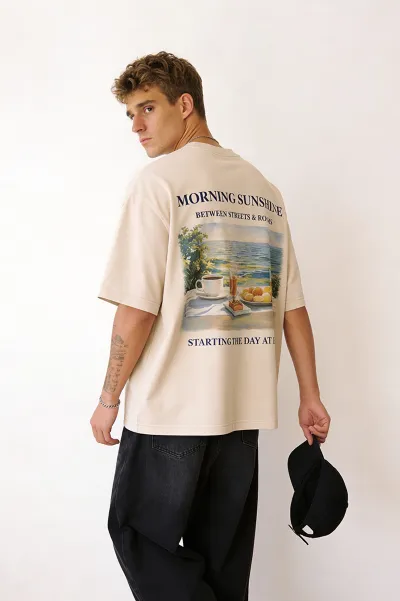 Morning Sunshine off white tshirt